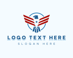 Organization - National Patriotic Eagle logo design