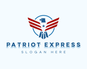 Nationalist - National Patriotic Eagle logo design