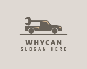 Pickup Car Wrench Logo