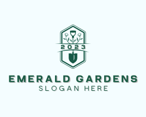 Flower Shovel Landscaping logo design