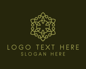 Wellness - Luxury Floral Pattern logo design