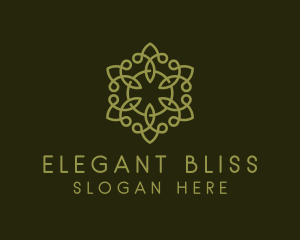 Luxury Floral Pattern Logo