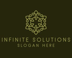 Luxury Floral Pattern Logo