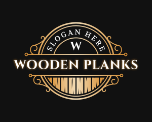 Wood Plank Brewery logo design