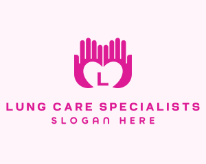 Caring Hands Charity logo design