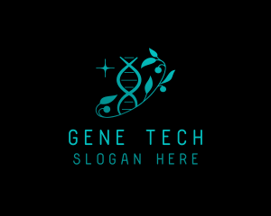 Genetics - Biotech DNA Plant logo design