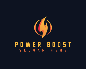 Charger - Energy Lightning Bolt logo design