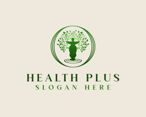 Wellness Tree Woman logo design