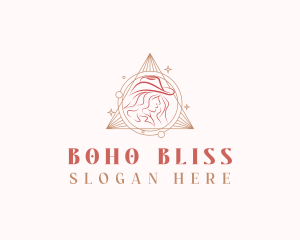 Boho - Boho Cowgirl Hat logo design