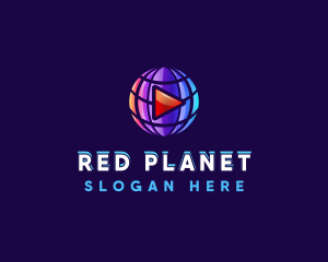 Globe Media Player logo design