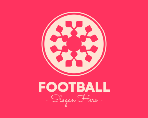 Spa - Pink Ornamental Wellness Spa logo design