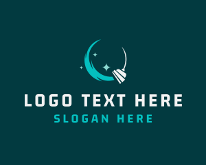 Clean - Clean Broom Cleaning logo design