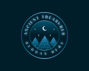 Midnight Pyramid Tour logo design