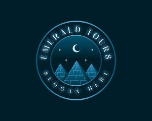 Midnight Pyramid Tour logo design