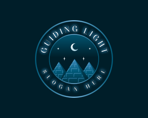 Midnight Pyramid Tour logo design