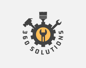 Mechanic Tools Cog logo design