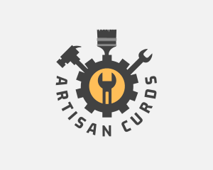 Mechanic Tools Cog logo design