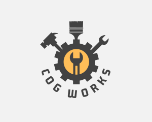 Cog - Mechanic Tools Cog logo design