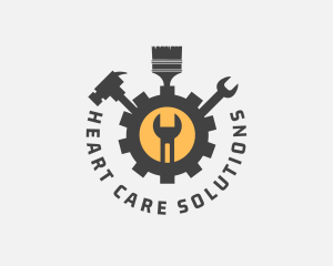 Mechanic Tools Cog logo design