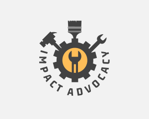 Mechanic Tools Cog logo design