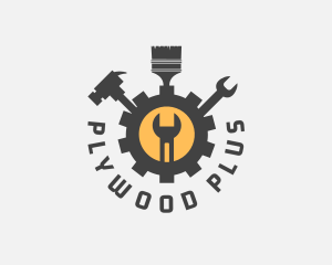 Mechanic Tools Cog logo design