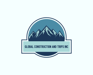 Travel - Mountain Peak Trekking logo design