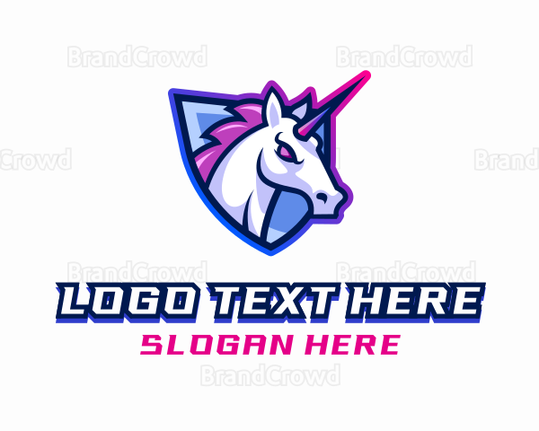 Unicorn Avatar Gaming Logo