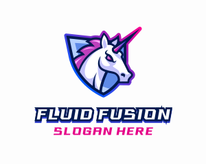 Bisexual - Unicorn Avatar Gaming logo design