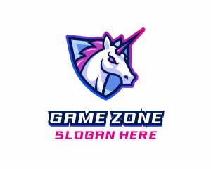 Unicorn Avatar Gaming logo design