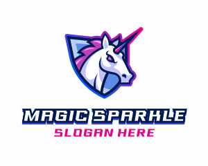Unicorn Avatar Gaming logo design