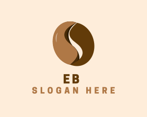 Coffee Shop - Coffee Bean Cafe Letter S logo design