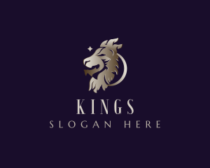 Lion Crown Royalty logo design