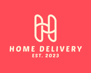 Creative Firm Monoline Letter H  logo design