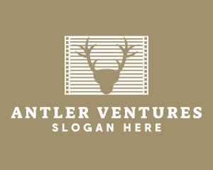 Deer Horn Blinds logo design