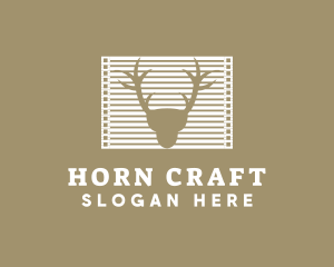 Deer Horn Blinds logo design