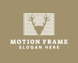 Deer Horn Blinds logo design