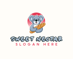 Koala Baguette Bakery logo design