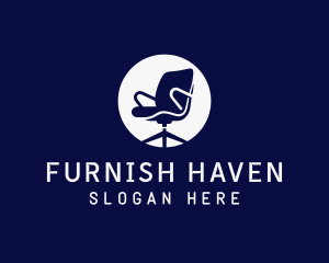 Office Chair Furniture logo design