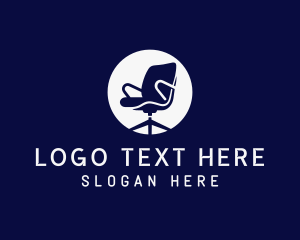 Home Staging - Office Chair Furniture logo design