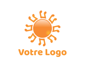 Music Note Sun Logo