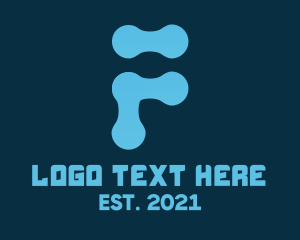 Innovate - Technology Letter F logo design