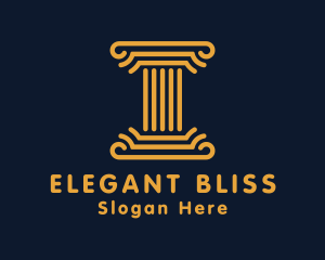 Elegant Pillar Architecture Logo