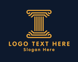 Elegant Pillar Architecture Logo