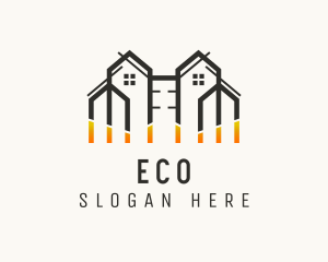 Residential Housing Contractor Logo