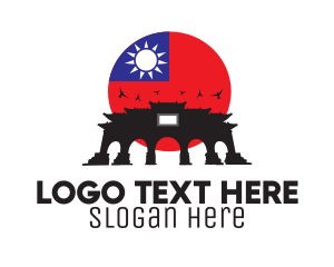 Taiwan Temple Landmark Logo