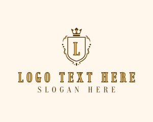 University - Elegant Crown Shield logo design
