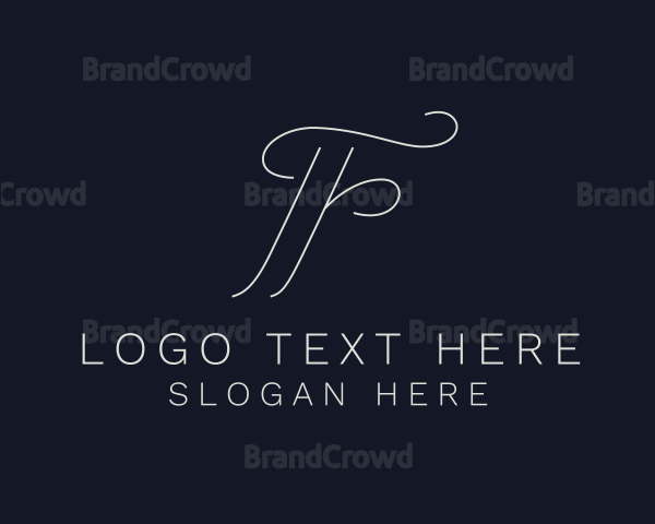 Luxury Wedding Fashion Logo