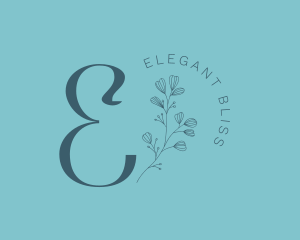 Organic Product - Elegant Floral Garden logo design