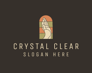 Glass - Raised Hand Stained Glass logo design