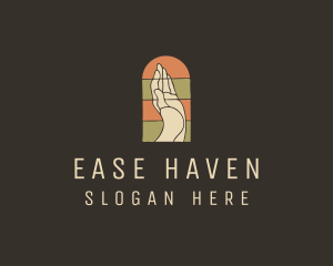 Relief - Raised Hand Stained Glass logo design